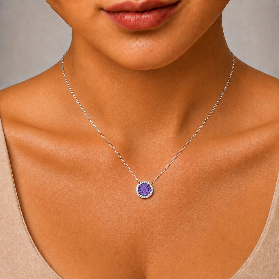 N1041 - 14K Gold Round Pendant