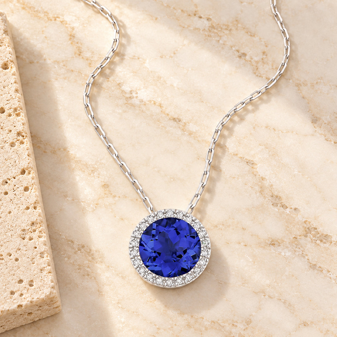 N1041 - 14K Gold Round Pendant