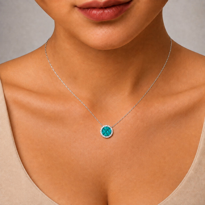 N1041 - 14K Gold Round Pendant