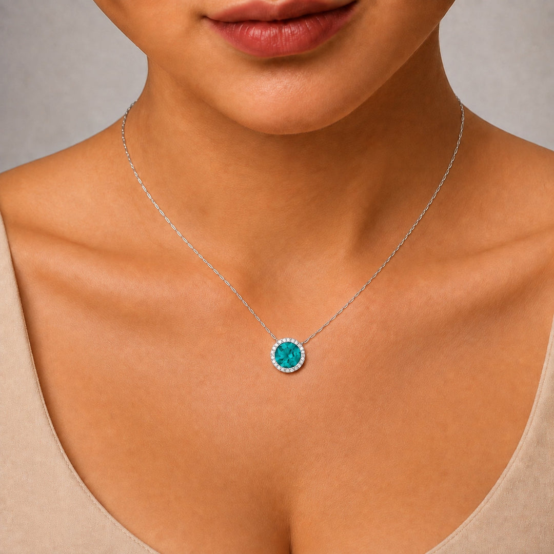N1041 - 14K Gold Round Pendant