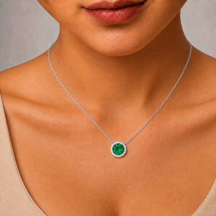 N1041 - 14K Gold Round Pendant