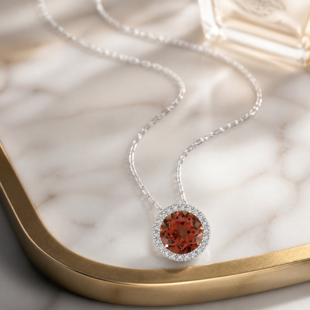 N1041 - 14K Gold Round Pendant
