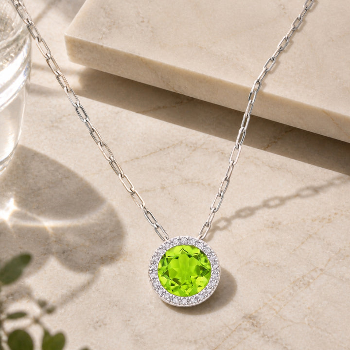 N1041 - 14K Gold Round Pendant