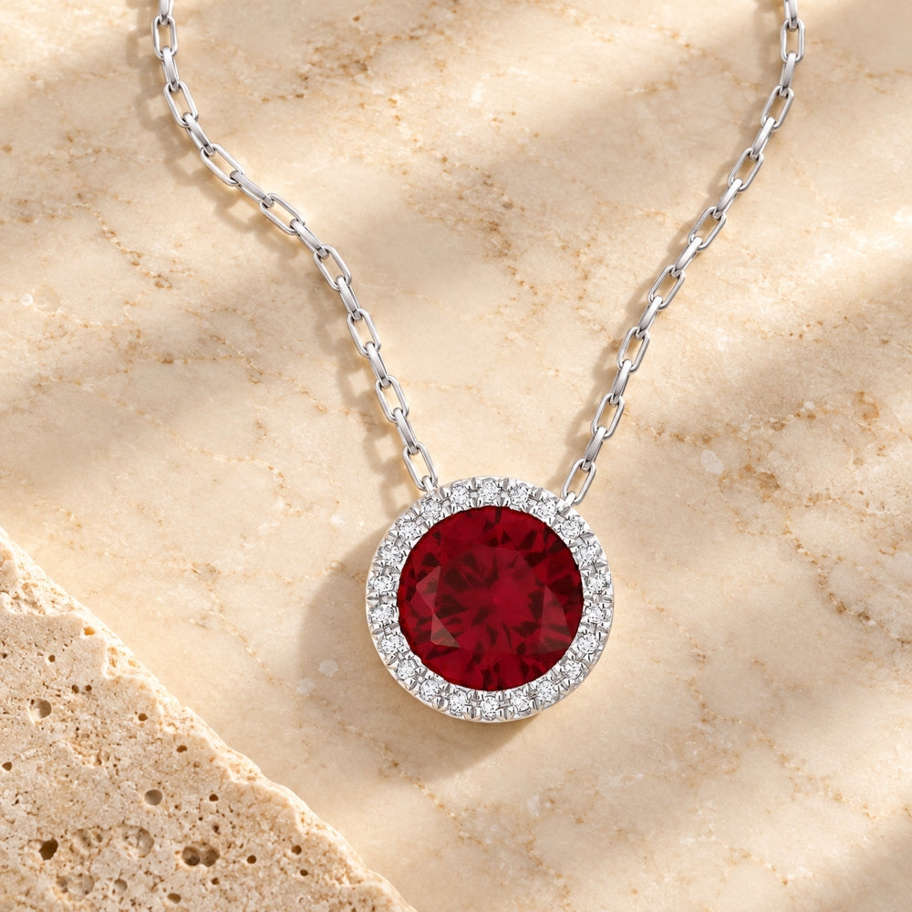 N1041 - 14K Gold Round Pendant
