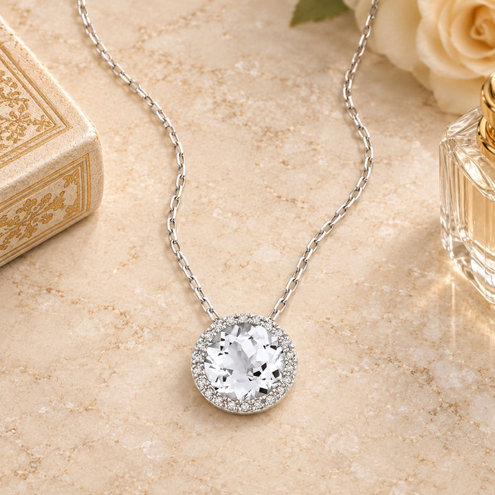 N1041 - 14K Gold Round Pendant