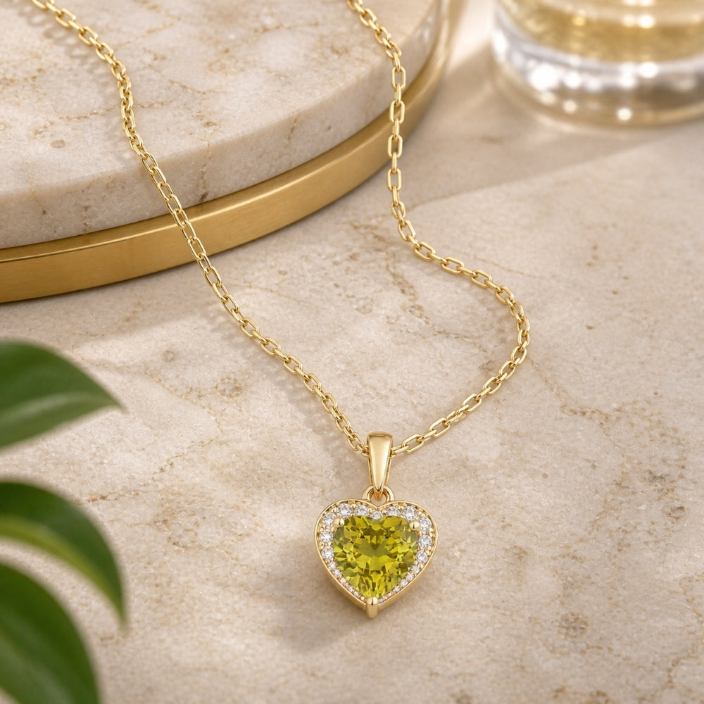 N1043 - 14K Gold Heart Pendant
