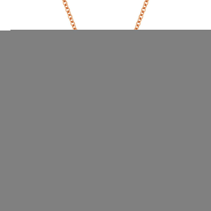 Beautiful Hand Crafted 14K Rose Gold White Diamond Milano Collection Pendant