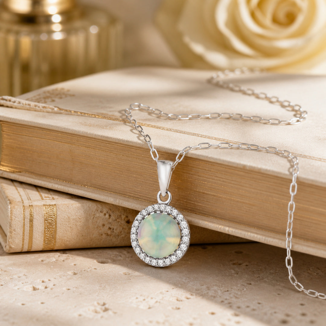 N1253 - 14K Gold Round Pendant