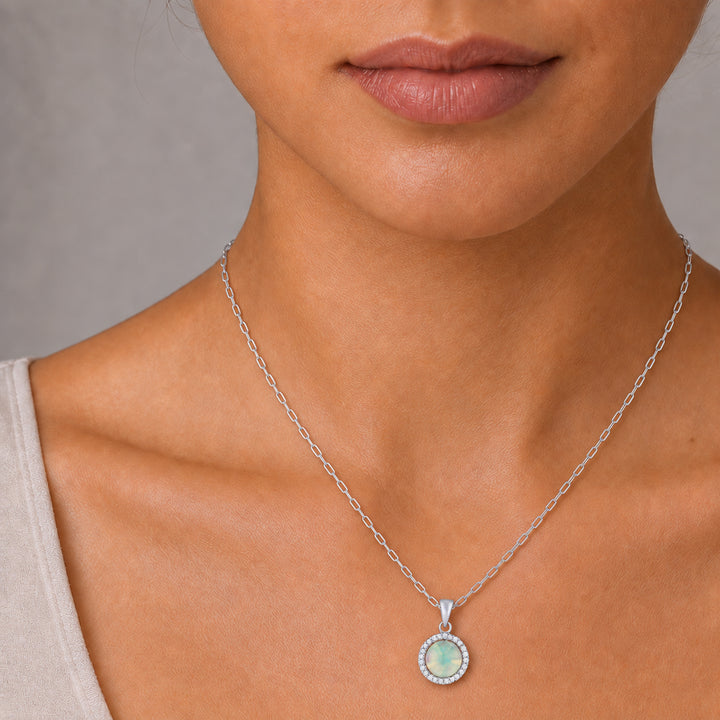 N1253 - 14K Gold Round Pendant