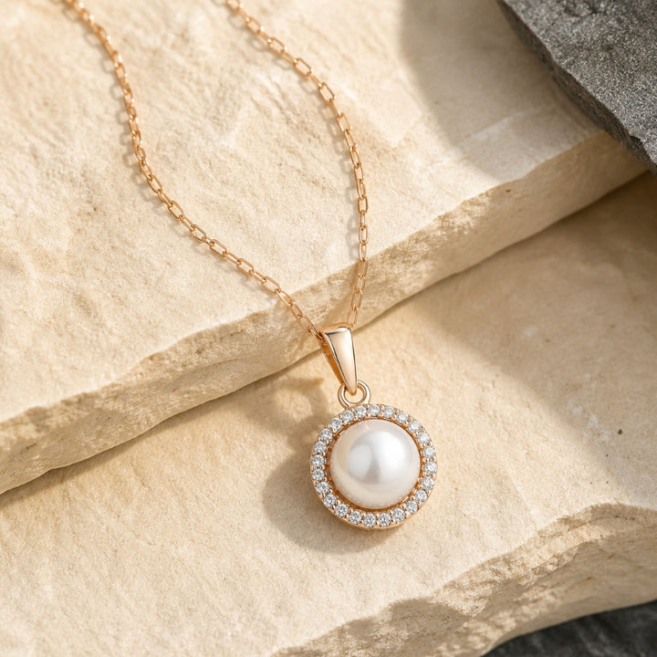 N1253 - 14K Gold Round Pendant