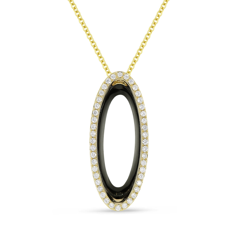 Yellow Gold / Black Onyx