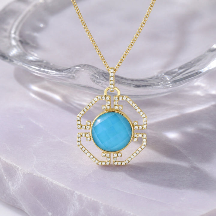 N1625 - 14K Yellow Gold Pendant