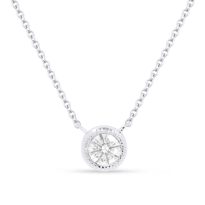 Beautiful Hand Crafted 14K White Gold  Lumina Collection Necklace