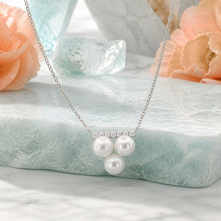 N1716 - 14K Gold Pearl Necklace