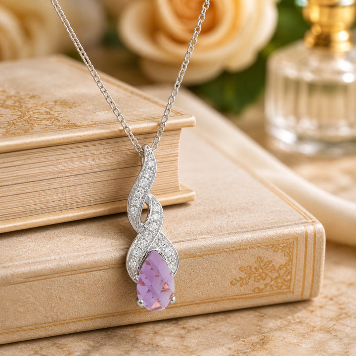 N1729 - 14K Gold Pear Pendant