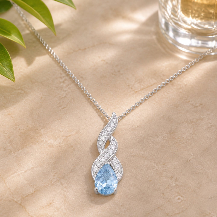 N1729 - 14K Gold Pear Pendant