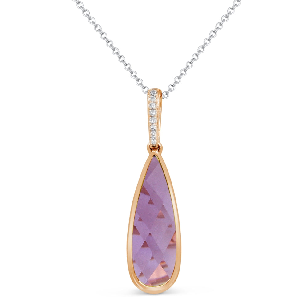 Rose Gold / Amethyst