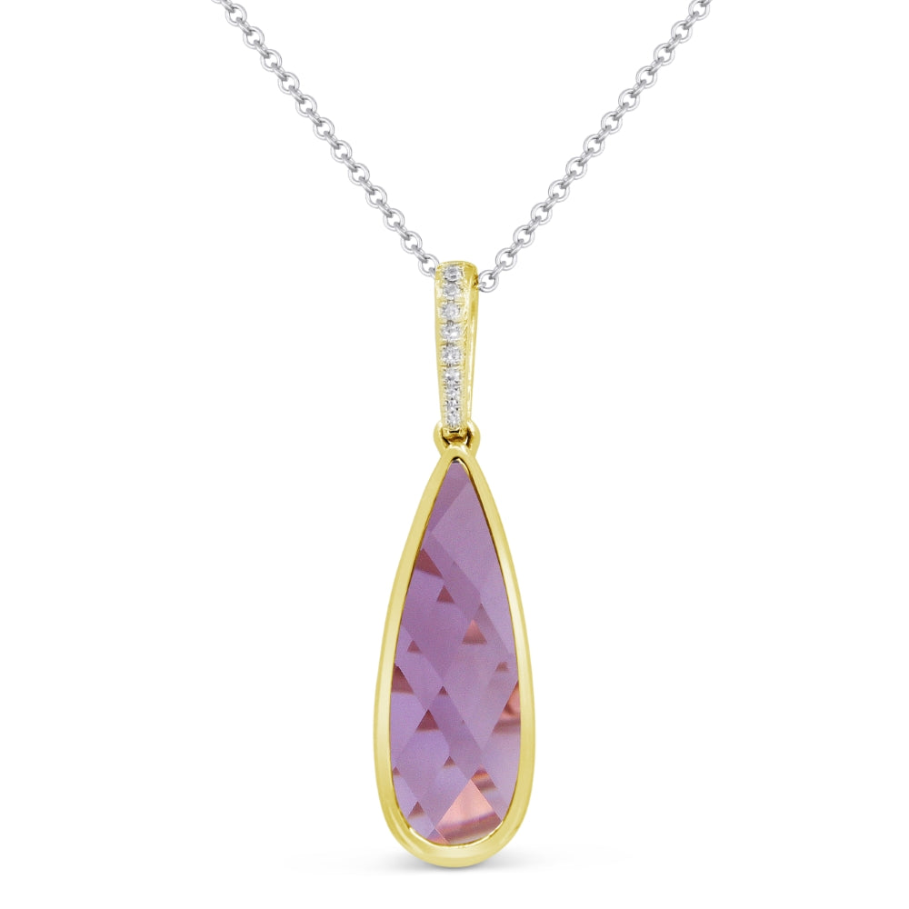 Yellow Gold / Amethyst