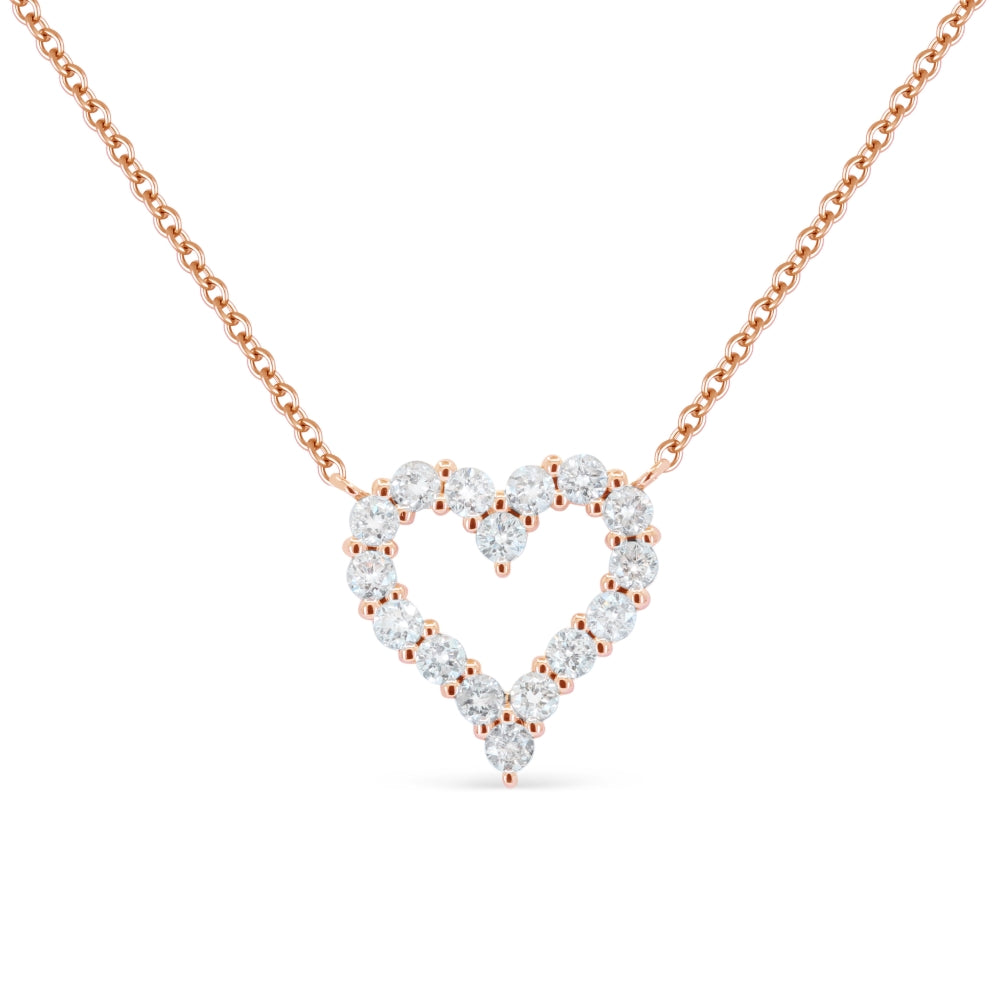 Beautiful Hand Crafted 14K Rose Gold  Milano Collection Necklace