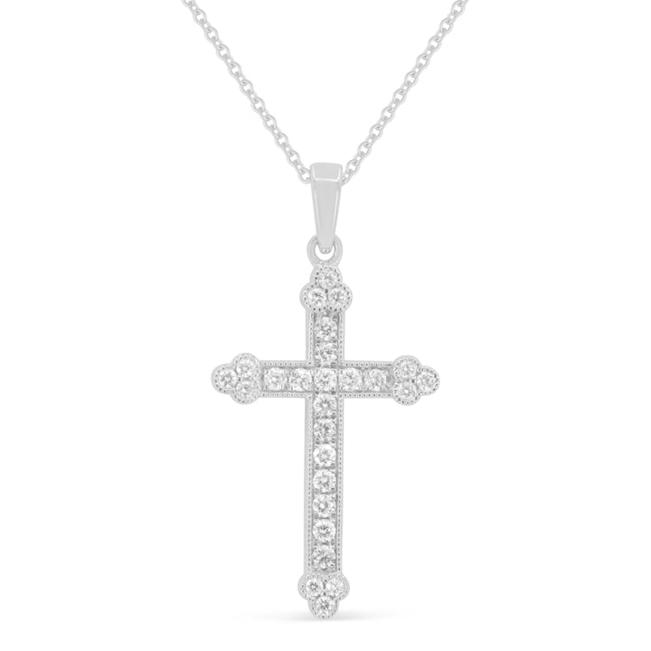 Beautiful Hand Crafted 14K White Gold  Religious Collection Pendant