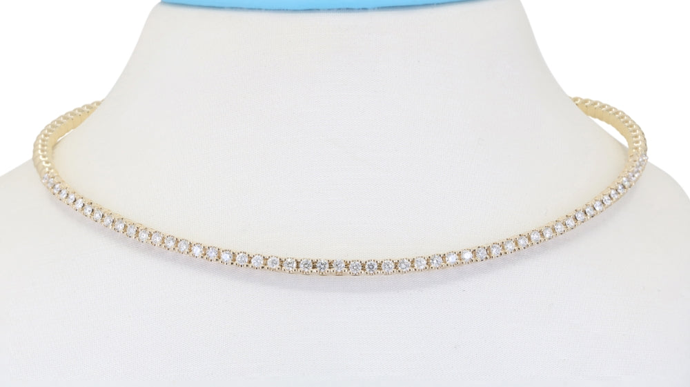 Beautiful Hand Crafted 14K Yellow Gold  Milano Collection Necklace