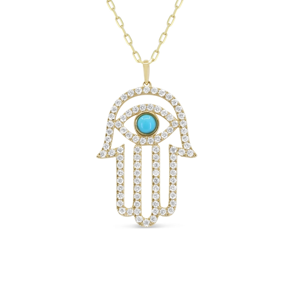 Beautiful Hand Crafted 14K Yellow Gold  Milano Collection Pendant