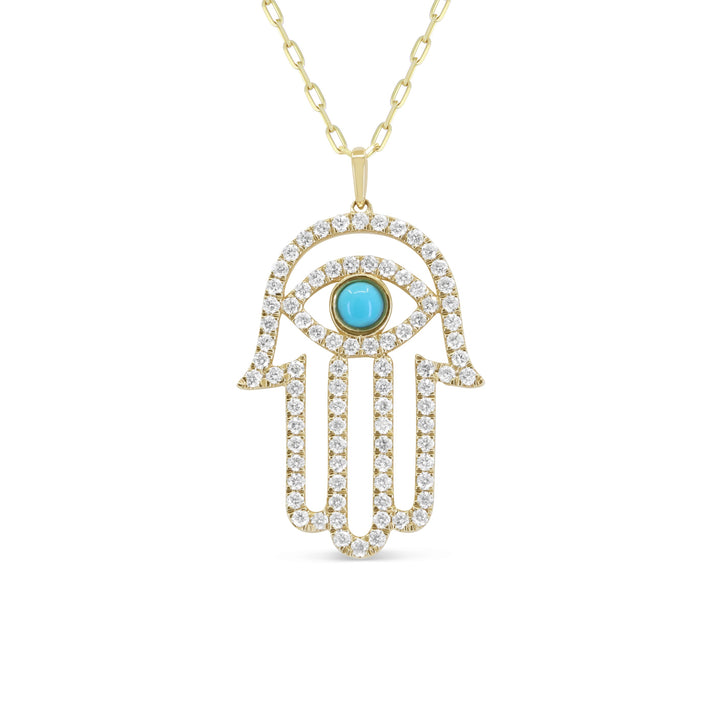 Beautiful Hand Crafted 14K Yellow Gold  Milano Collection Pendant