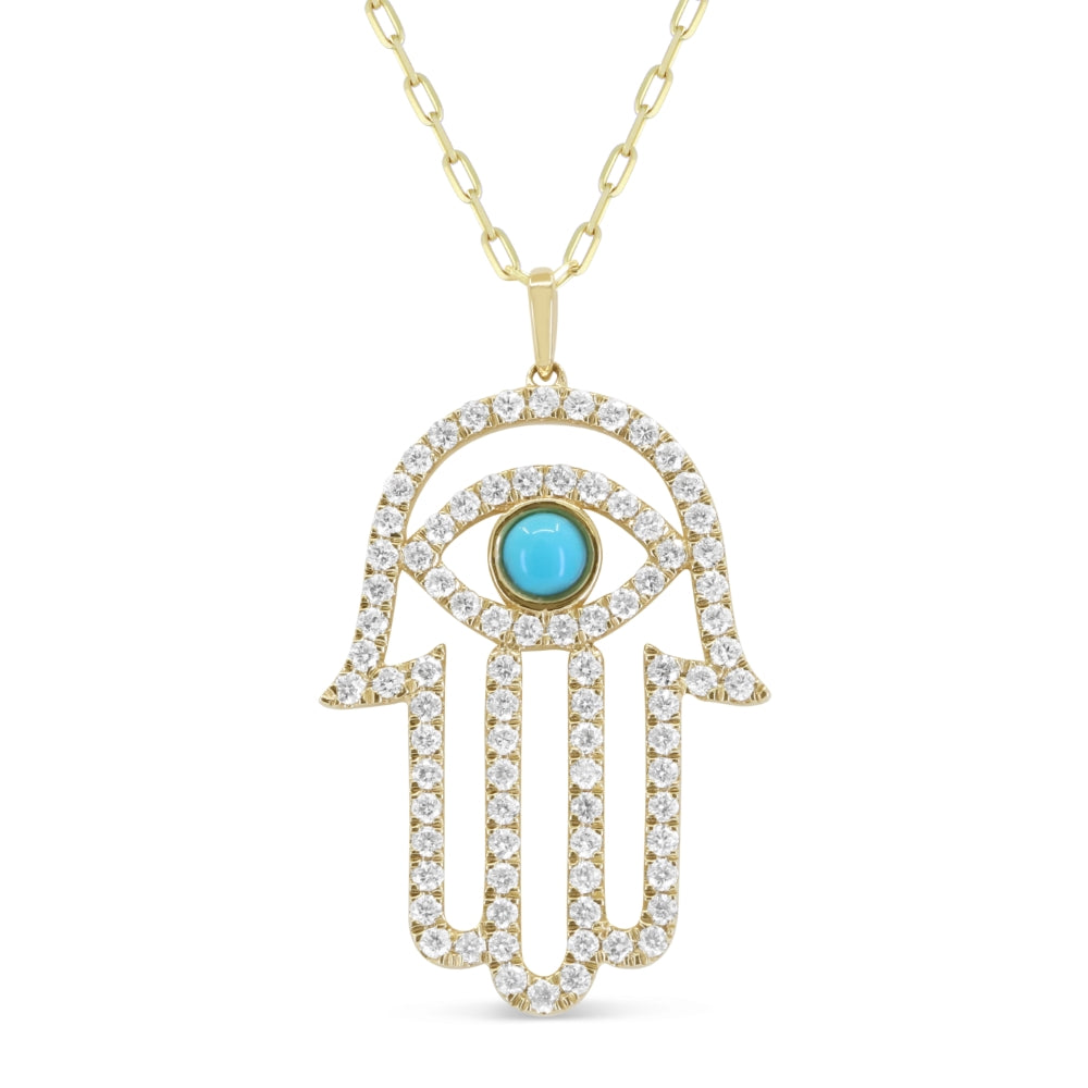 Beautiful Hand Crafted 14K Yellow Gold  Milano Collection Pendant