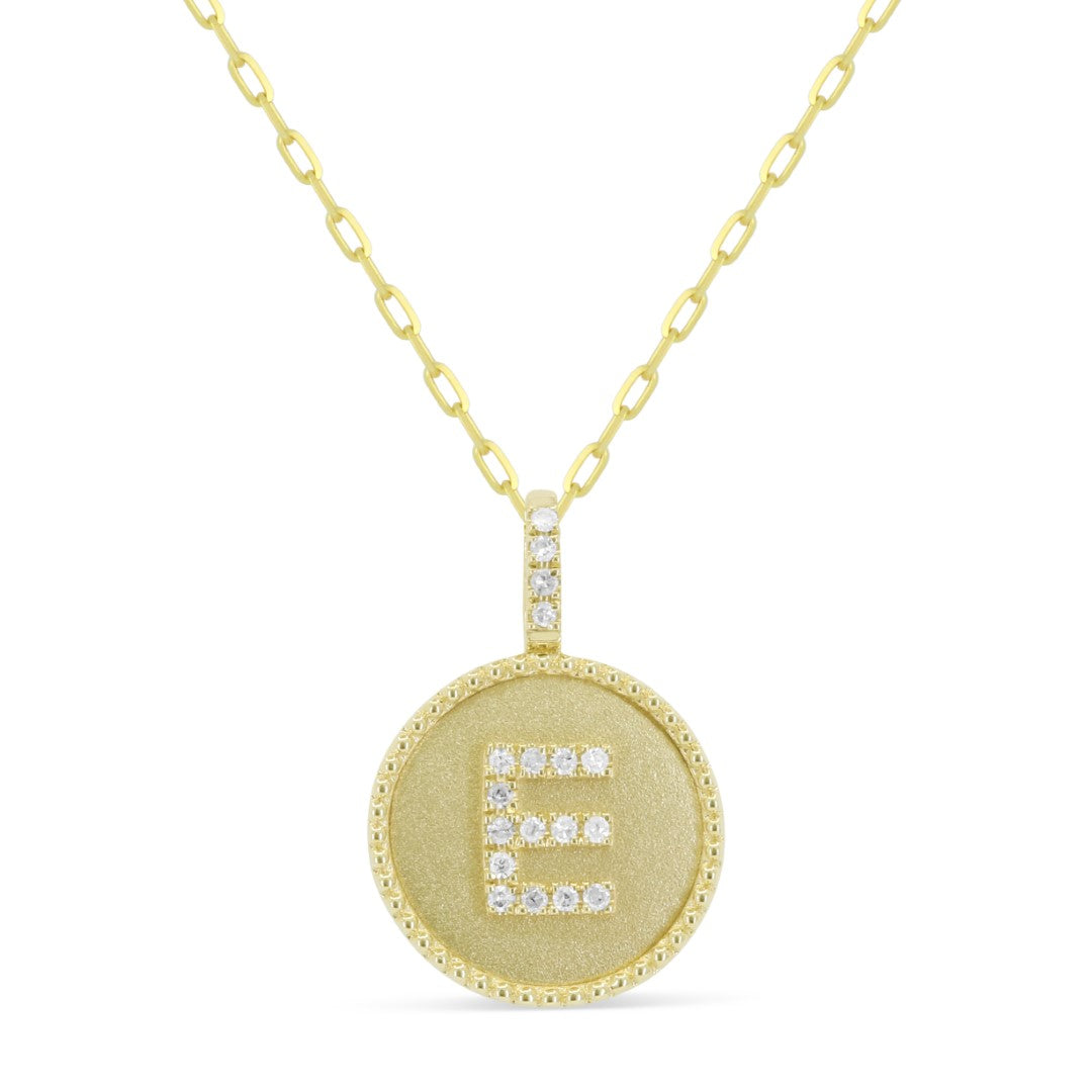 Beautiful Hand Crafted 14K Yellow Gold  Yellow Gold And Diamond Milano Collection Pendant