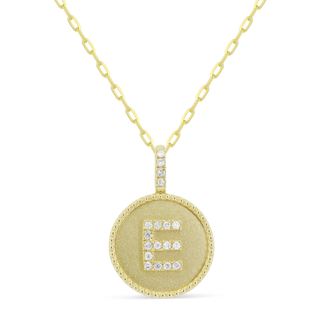 Beautiful Hand Crafted 14K Yellow Gold  Yellow Gold And Diamond Milano Collection Pendant