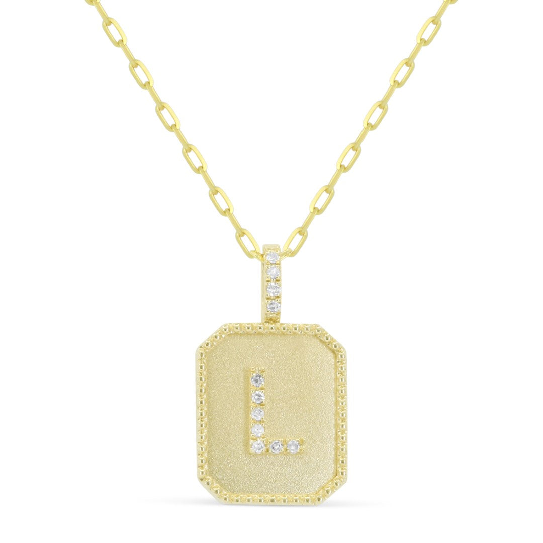 Beautiful Hand Crafted 14K Yellow Gold  Yellow Gold And Diamond Milano Collection Pendant