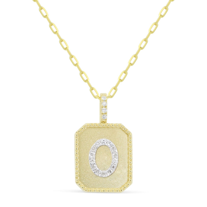 Beautiful Hand Crafted 14K Yellow Gold  Yellow Gold And Diamond Milano Collection Pendant