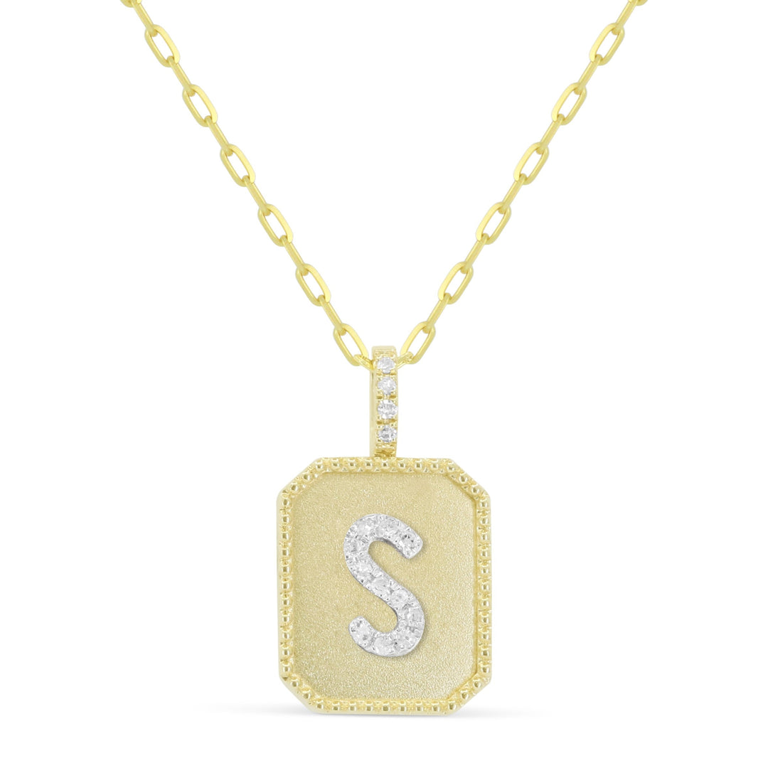 Beautiful Hand Crafted 14K Yellow Gold  Yellow Gold And Diamond Milano Collection Pendant