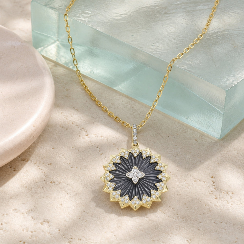 N2073 - 14K Yellow Gold Pendant