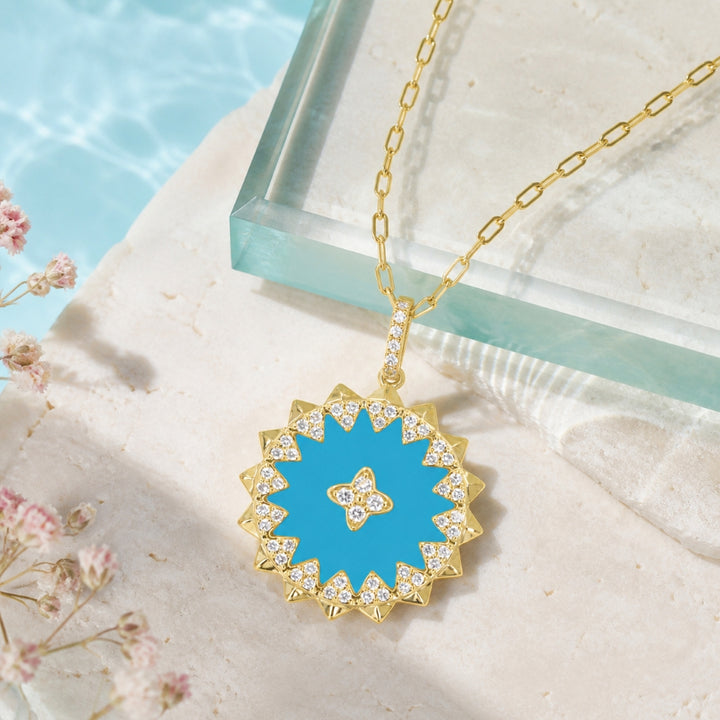 N2073 - 14K Yellow Gold Pendant