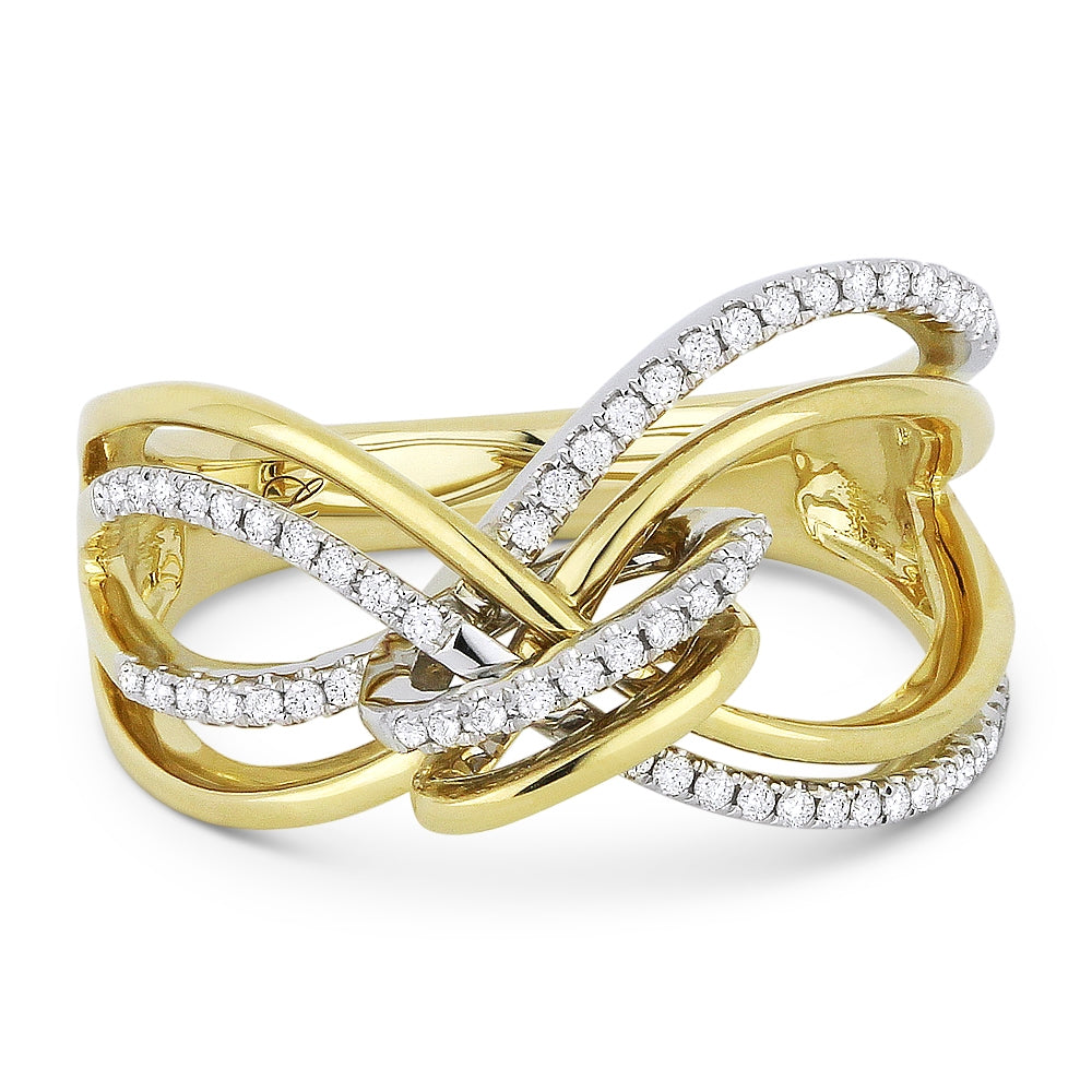 Yellow Gold / White Diamond