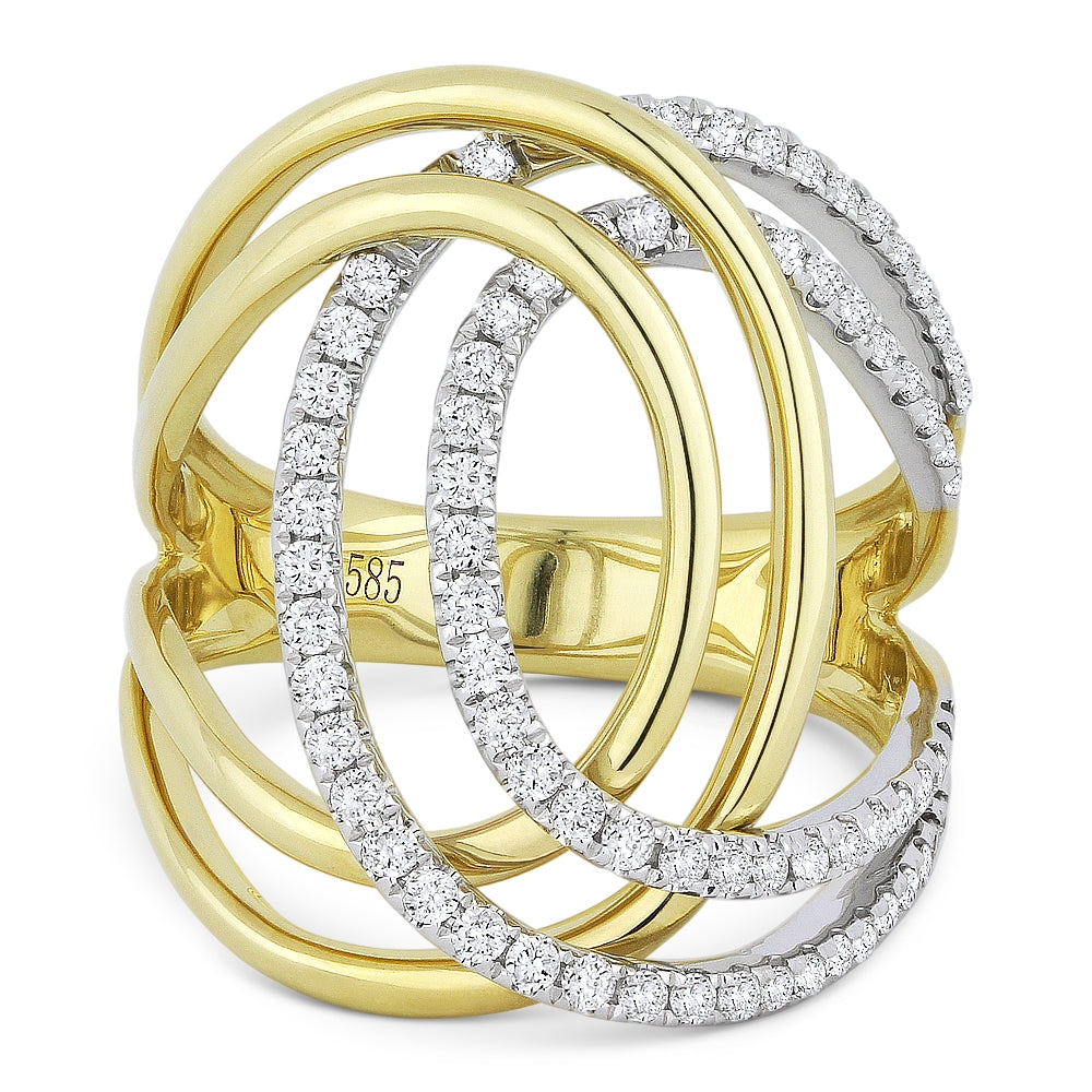 Yellow Gold / White Diamond