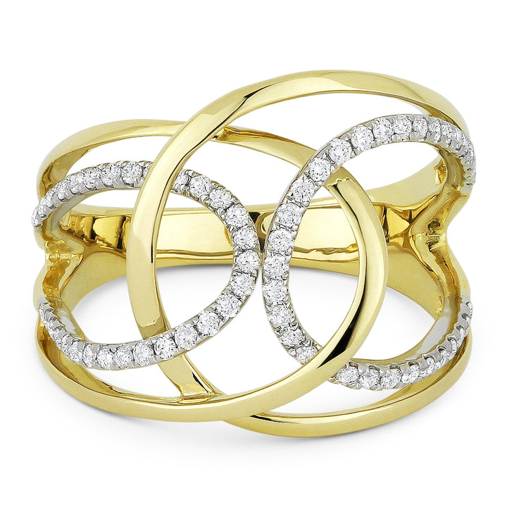 Yellow Gold / White Diamond