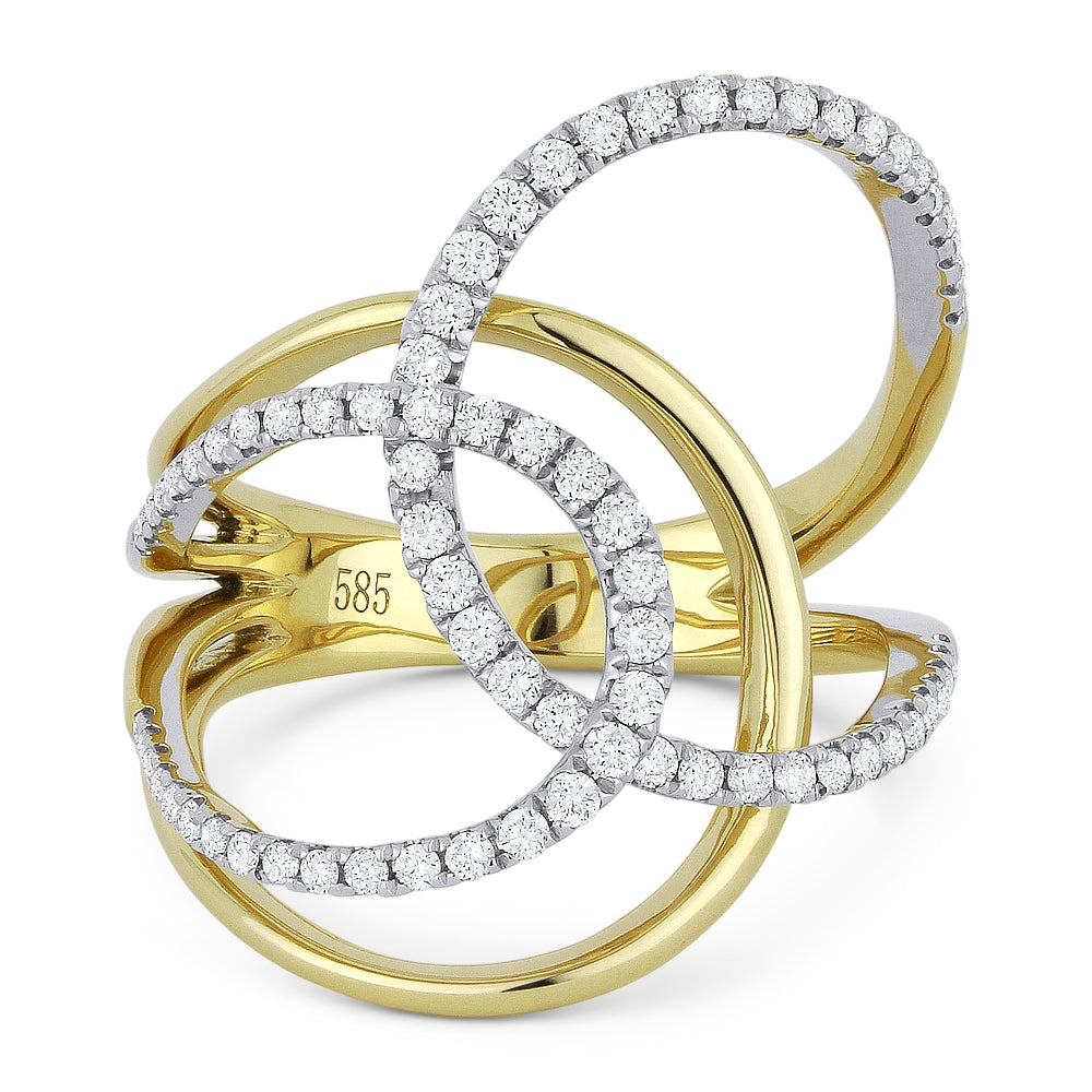 White And Yellow Gold / White Diamond