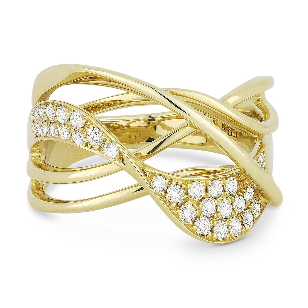 Yellow Gold / White Diamond