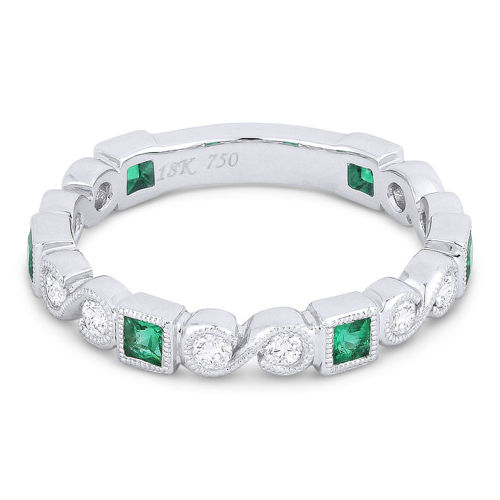 White Gold / Emerald