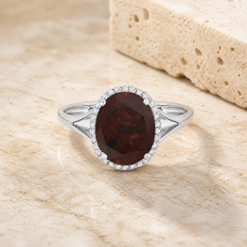 R1059 - 14K Gold Oval Ring