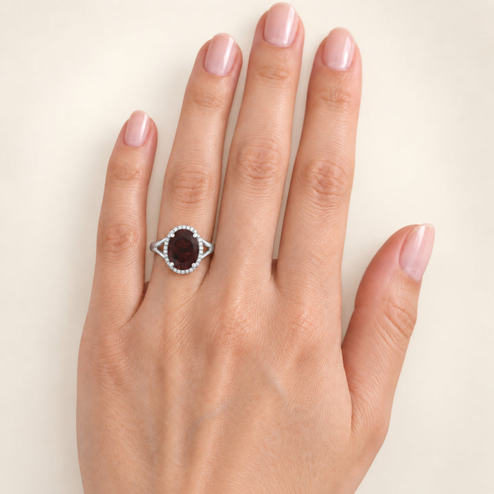 R1059 - 14K Gold Oval Ring