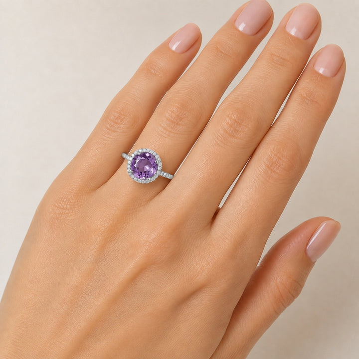 R1065 - 14K Gold Round Ring