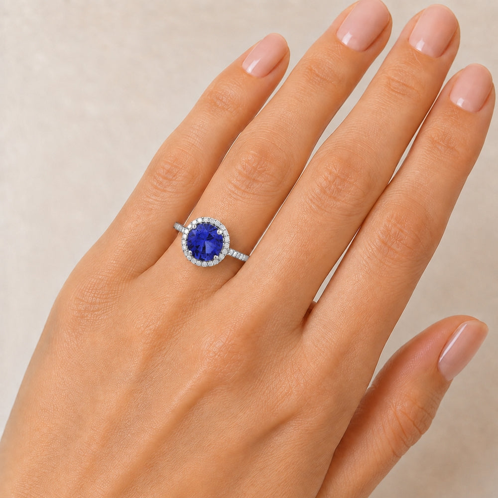 R1065 - 14K Gold Round Ring