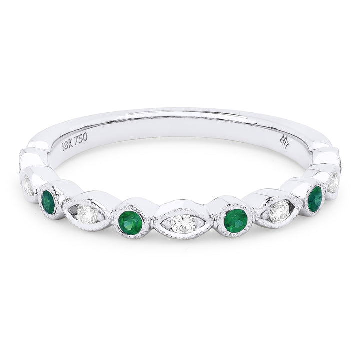 White Gold / Emerald