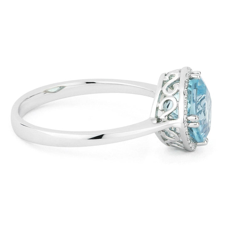 Madison L 14K White Gold Blue Topaz Rectangle Ring - style R1071BTW - view 2