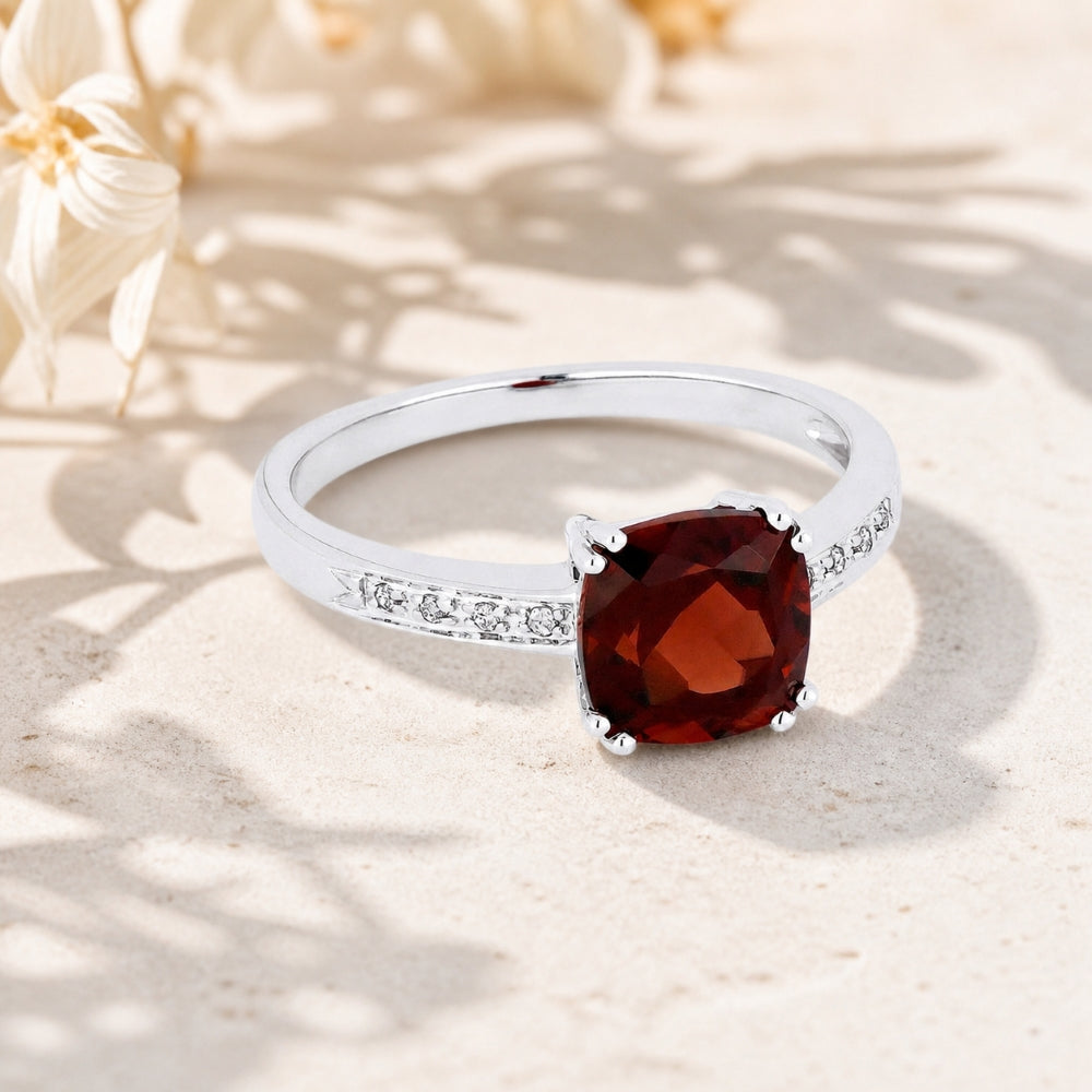 R1108 - 14K Gold Cushion Ring