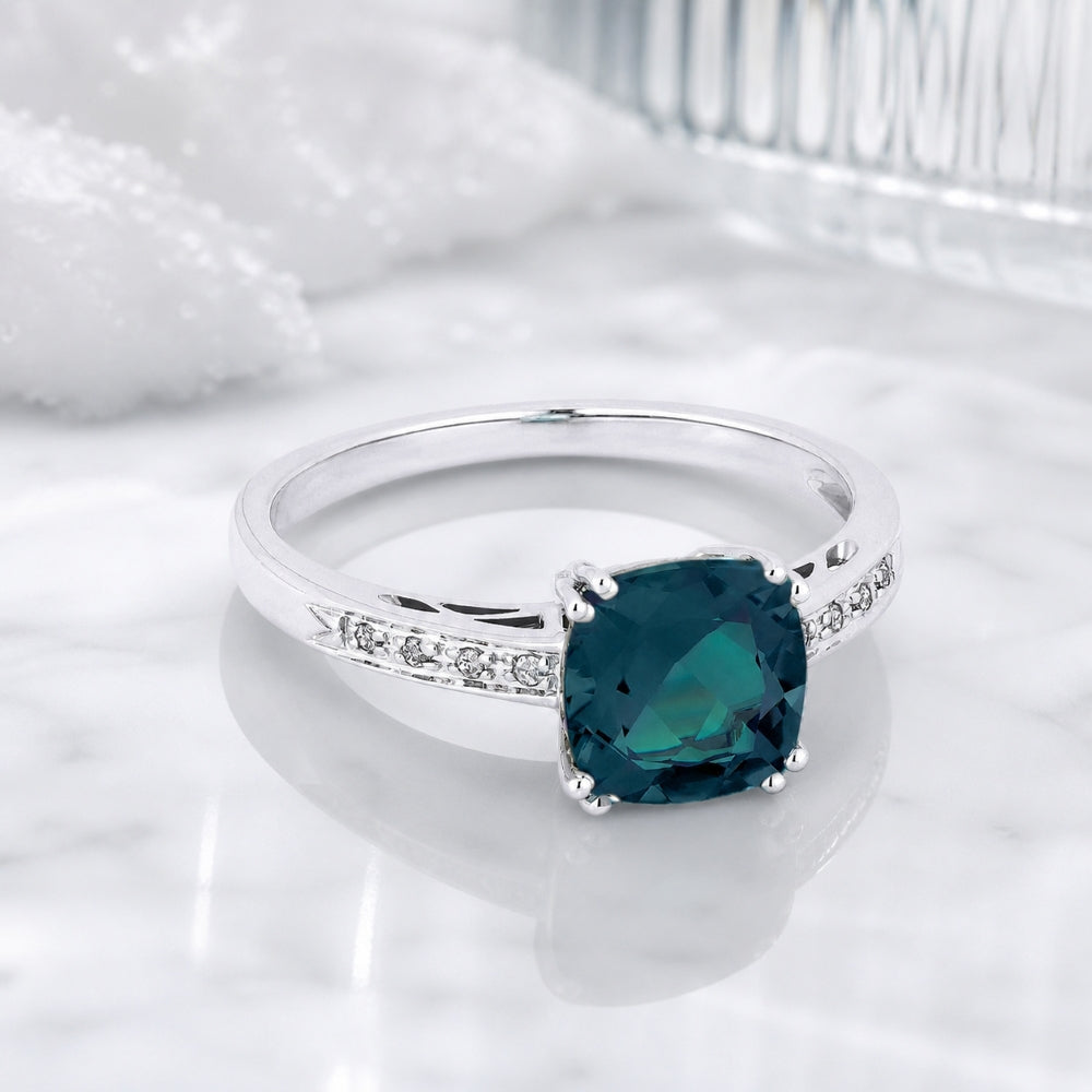 R1108 - 14K Gold Cushion Ring