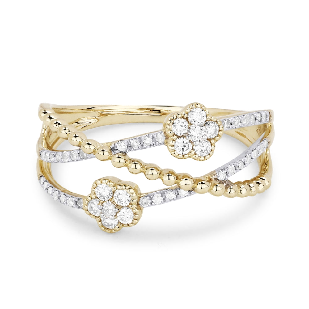 Yellow Gold / White Diamond